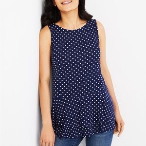 Ruffled Side Zip Peplum Nursing Top Small